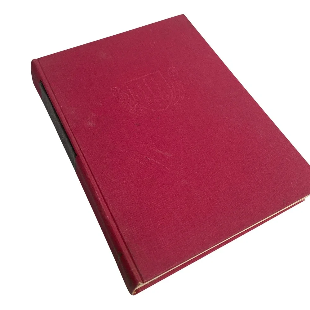 The Embassy‎ Cookbook Allison Williams 1966 First Edition Hardcover Vintage Red